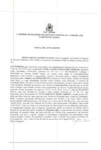 Edital Loteamento Nádia 001