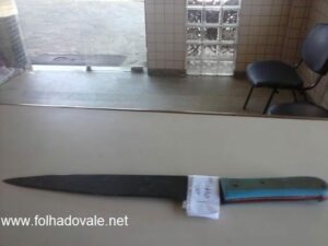 Faca usada no crime