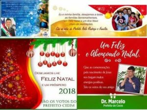 Mensagens dos prefeitos de Cocos, Serra do Ramalho, Feira da Mata e Iuiú