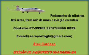 Fretamentos de UTI Aérea